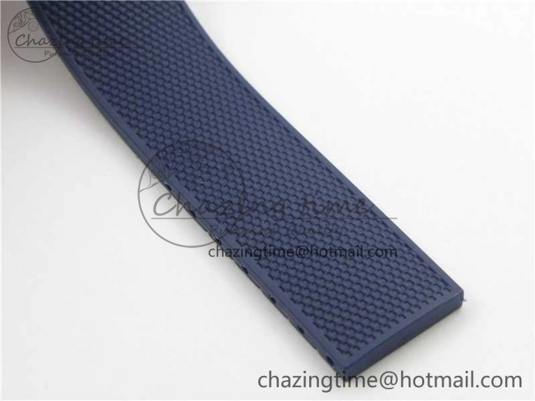 HydroConquest Chrono SS Blue Ceramic Bezel OXF Best Edition Blue Dial on Blue Rubber Strap A7750