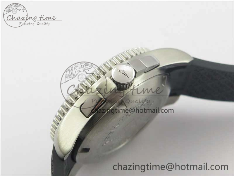 HydroConquest Chrono SS Blue Ceramic Bezel OXF Best Edition Blue Dial on Blue Rubber Strap A7750