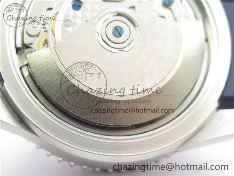 HydroConquest Chrono SS Blue Ceramic Bezel OXF Best Edition Blue Dial on Blue Rubber Strap A7750