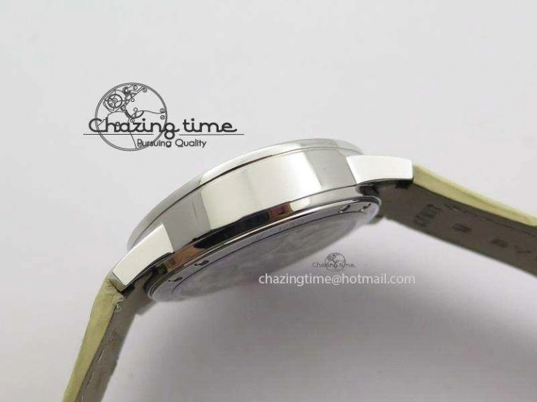 I Giardini Di Bulgari Tourbillon Full Paved Diamonds SS Diamonds Dial On Beige Leather Strap