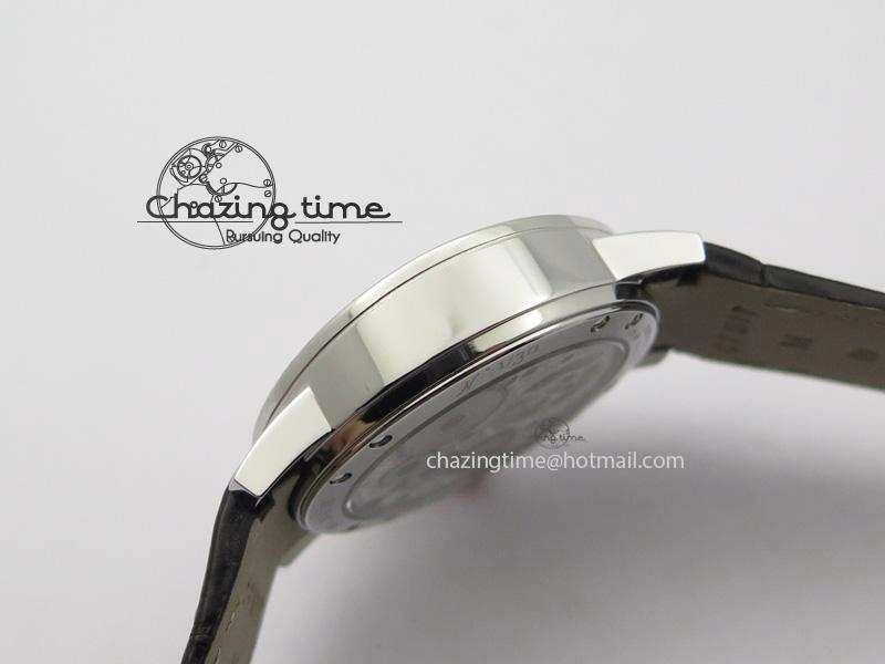 I Giardini Di Bulgari Tourbillon Full Paved Diamonds SS Diamonds Dial On Black Leather Strap