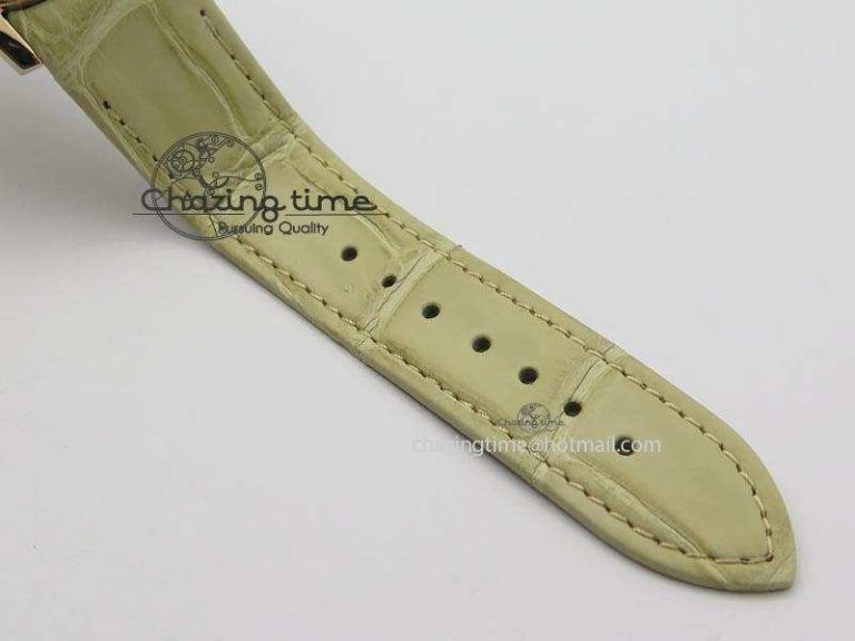 I Giardini Di Bulgari Tourbillon RG Parrot Dial On Beige Croco Strap