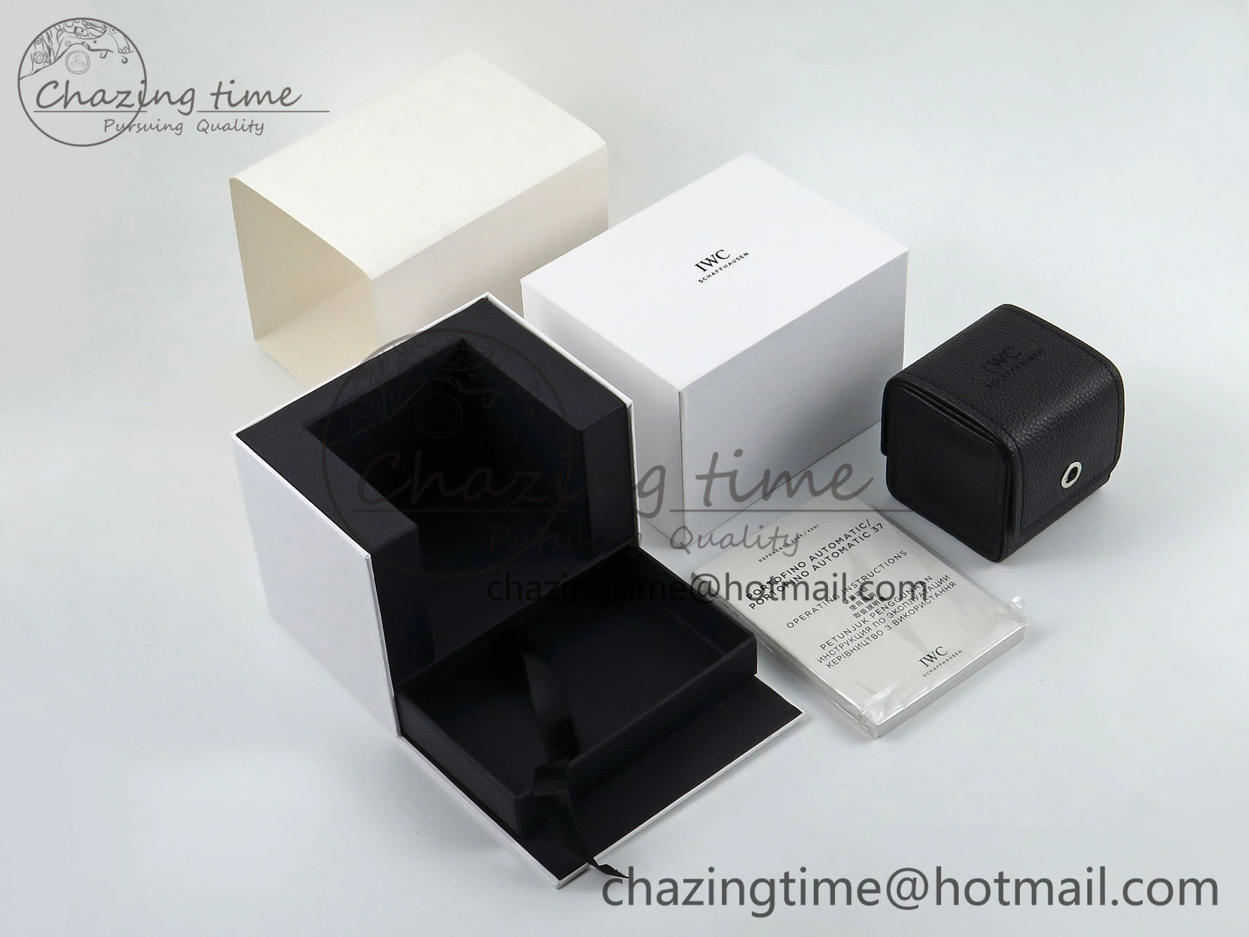 IWC BLACK TRAVEL BOX