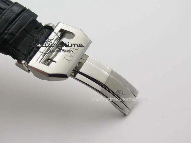 IWC Real Croc Strap With Deployant Buckle