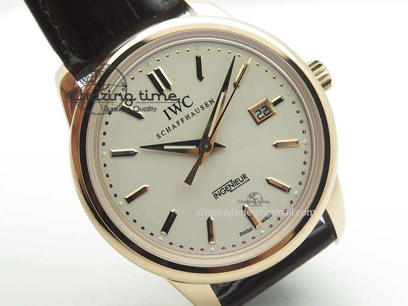 Ingenieur St.Laureus MKF 1:1 V2 Best Edition RG White Dial On Brown Leather Strap A80111