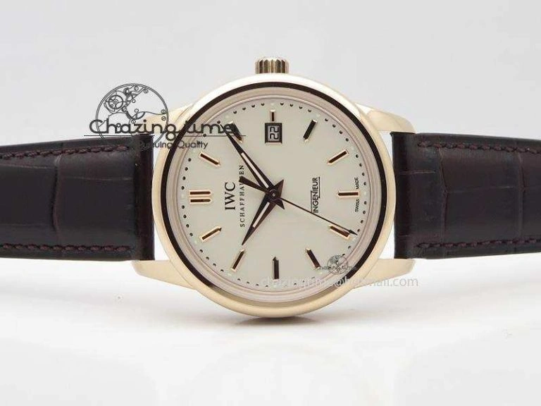 Ingenieur St.Laureus MKF 1:1 V2 Best Edition RG White Dial On Brown Leather Strap A80111