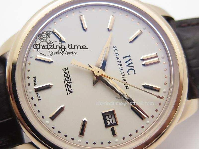 Ingenieur St.Laureus MKF 1:1 V2 Best Edition RG White Dial On Brown Leather Strap A80111