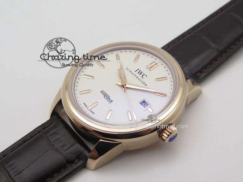 Ingenieur St.Laureus MKF 1:1 V2 Best Edition RG White Dial On Brown Leather Strap A80111