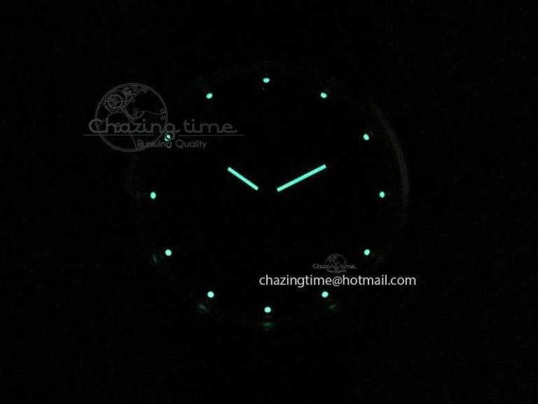 Ingeniuer St.Laurens SS Black Dial MK 1:1 Best Edition On Black Leather Strap  A80111