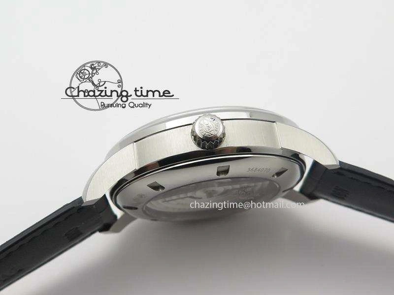 Ingeniuer St.Laurens SS Black Dial MKF 1:1 V2 Best Edition On Black Leather Strap A80111