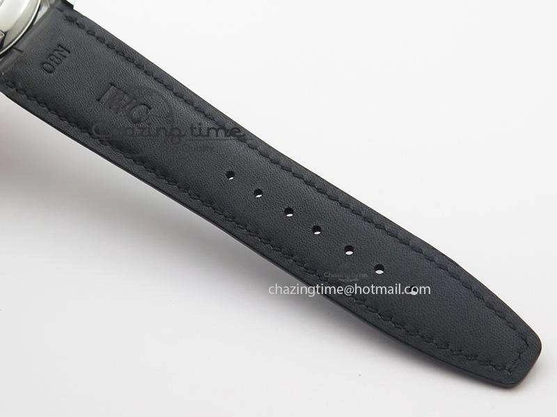 Ingeniuer St.Laurens SS Black Dial MKF 1:1 V2 Best Edition On Black Leather Strap A80111