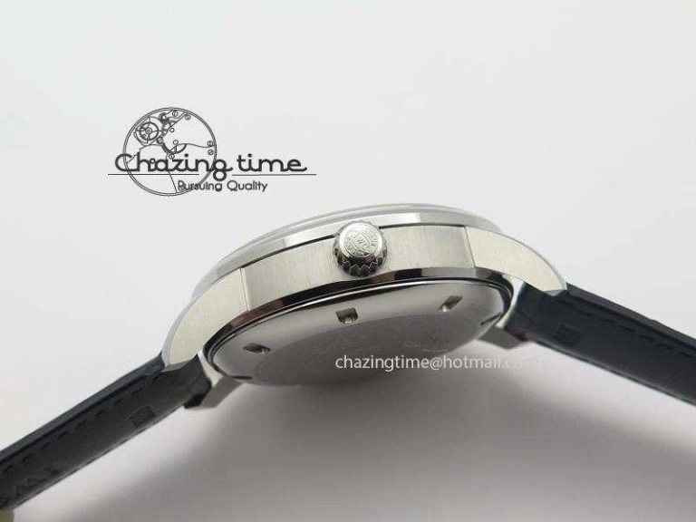 Ingeniuer St.Laurens SS Blue Dial MKF 1:1 V2 Best Edition On Black Leather Strap A80111