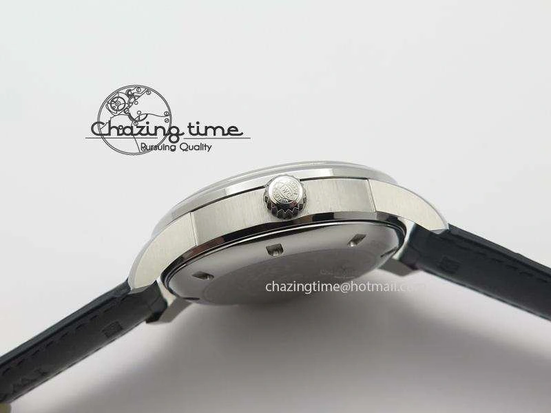 Ingeniuer St.Laurens SS Blue Dial MKF 1:1 V2 Best Edition On Black Leather Strap A80111