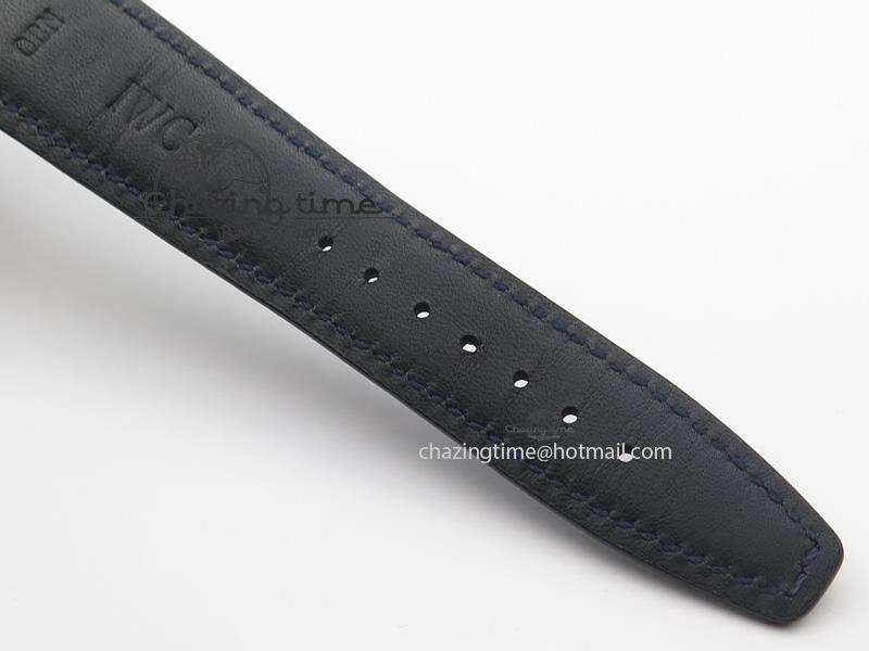 Ingeniuer St.Laurens SS Blue Dial MKF 1:1 V2 Best Edition On Black Leather Strap A80111
