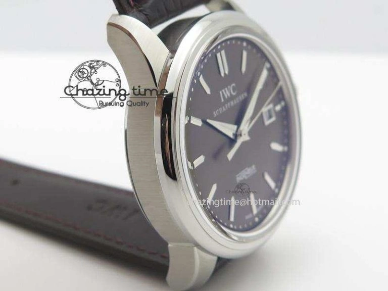 Ingeniuer St.Laurens SS Brown Dial MKF 1:1 V2 Best Edition On Black Leather Strap A80111