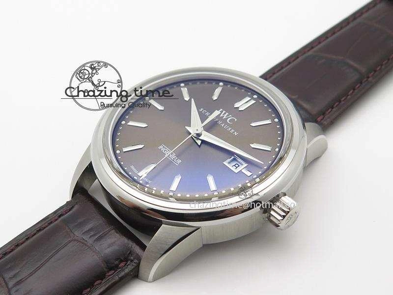 Ingeniuer St.Laurens SS Brown Dial MKF 1:1 V2 Best Edition On Black Leather Strap A80111