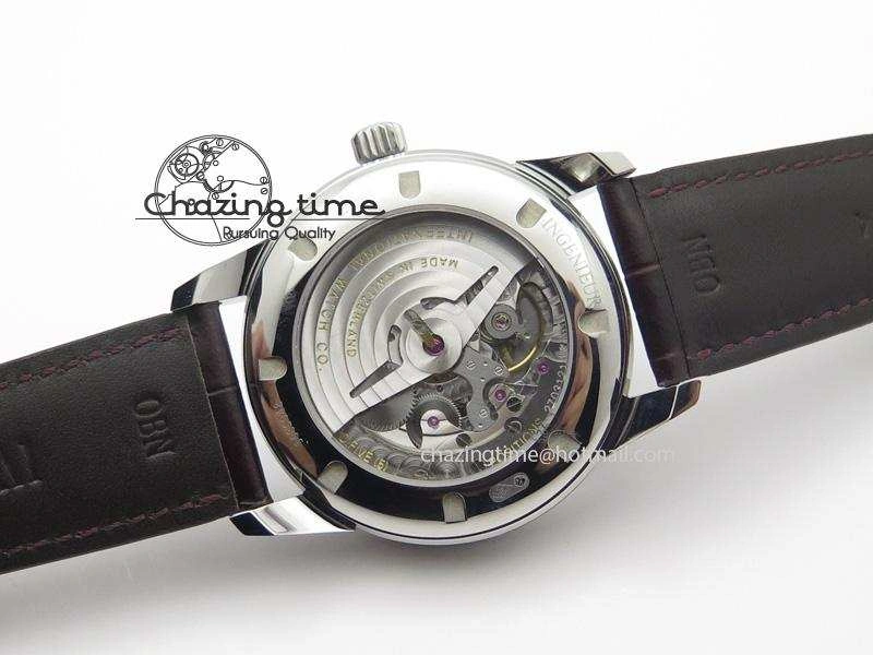 Ingeniuer St.Laurens SS Brown Dial MKF 1:1 V2 Best Edition On Black Leather Strap A80111