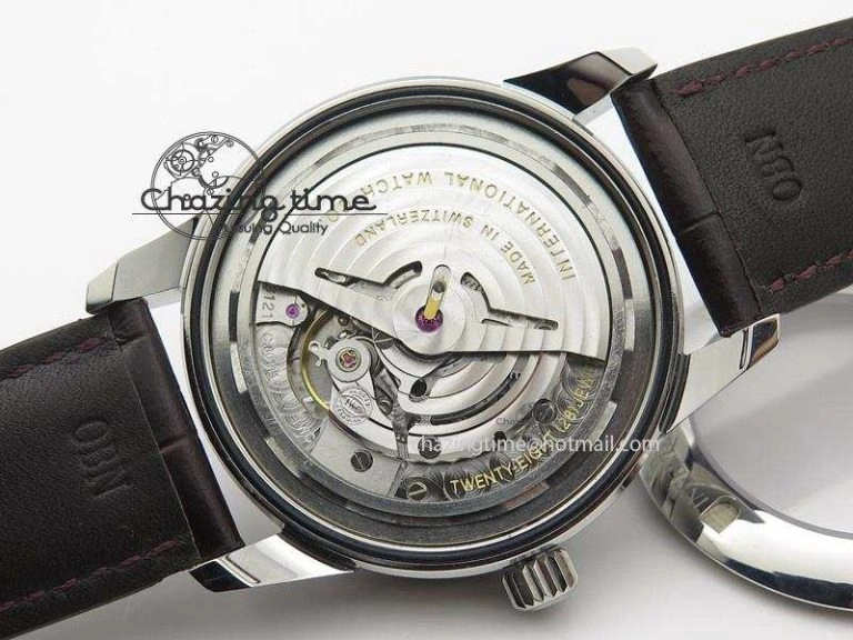 Ingeniuer St.Laurens SS Brown Dial MKF 1:1 V2 Best Edition On Black Leather Strap A80111