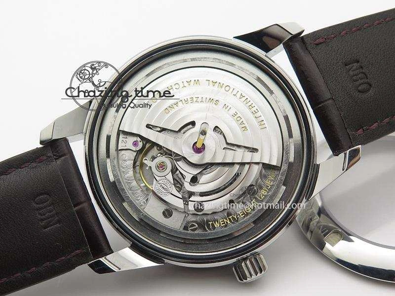 Ingeniuer St.Laurens SS Brown Dial MKF 1:1 V2 Best Edition On Black Leather Strap A80111