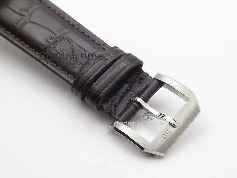 Ingeniuer St.Laurens SS Brown Dial MKF 1:1 V2 Best Edition On Black Leather Strap A80111