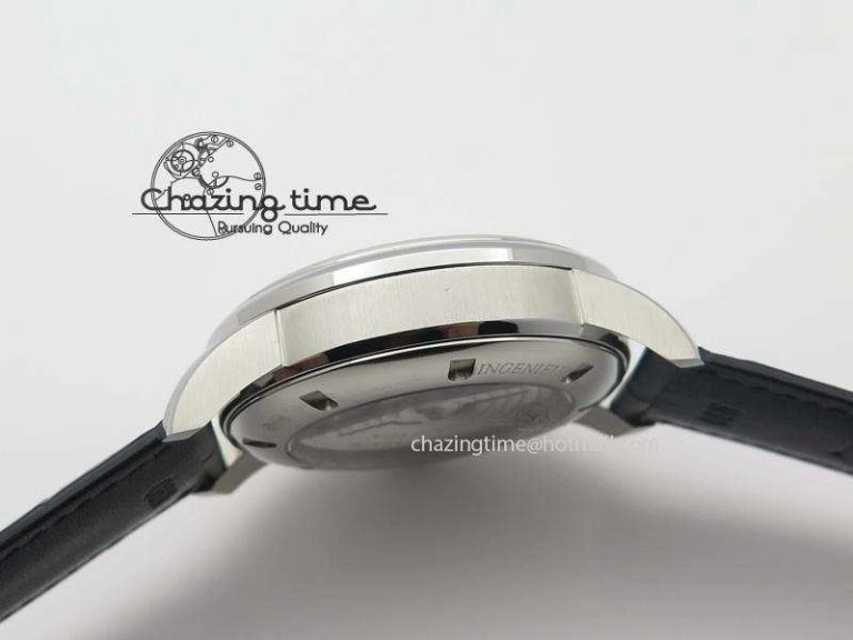 Ingeniuer St.Laurens SS White Dial MKF 1:1 V2 Best Edition On Black Leather Strap A80111