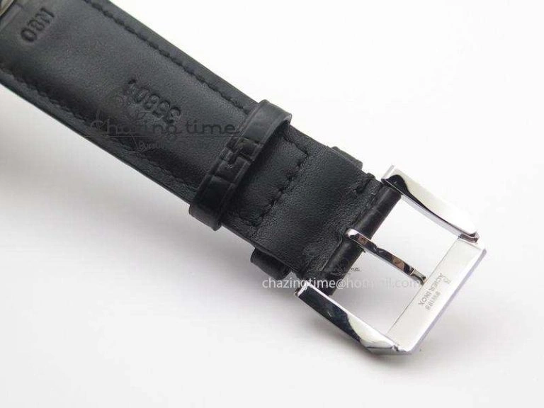 Ingeniuer St.Laurens SS White Dial MKF 1:1 V2 Best Edition On Black Leather Strap A80111