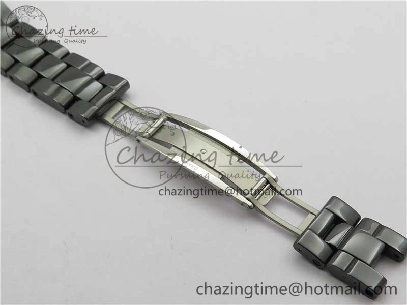 J12 38mm BV+ 1:1 Best Edition Black Korea Ceramic Black Dial Numeral Markers on Bracelet Calibre 12.1