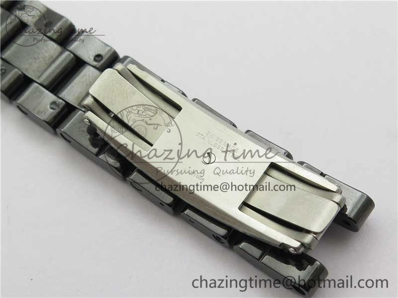 J12 38mm BV+ 1:1 Best Edition Black Korea Ceramic Black Dial Numeral Markers on Bracelet Calibre 12.1