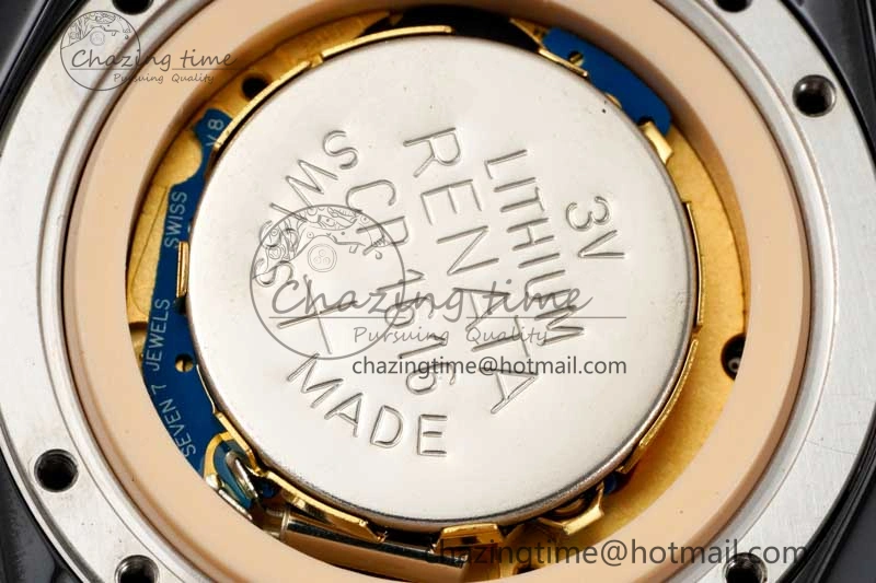 J13 33mm Black Ceramic HTF 1:1 Best Edition Black Dial Diamonds Markers on Bracelet Swiss Quartz