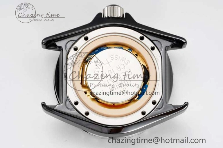 J13 33mm Black Korea Ceramic HTF 1:1 Best Edition Black Dial on Bracelet Swiss Quartz