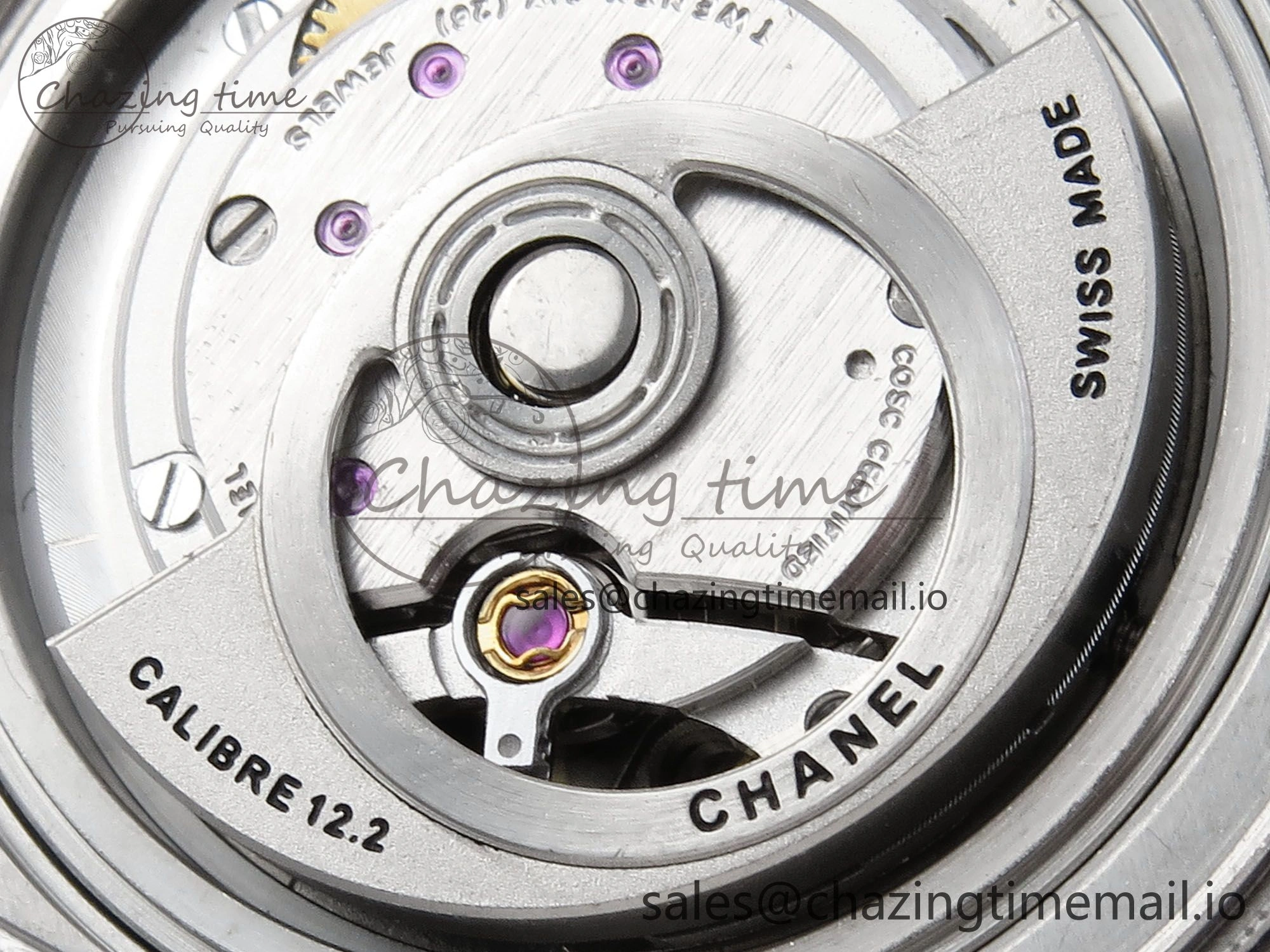 J13 33mm HTF 1:1 Best Edition Black Korea Ceramic Numeral Markers Dial on Bracelet A12.1