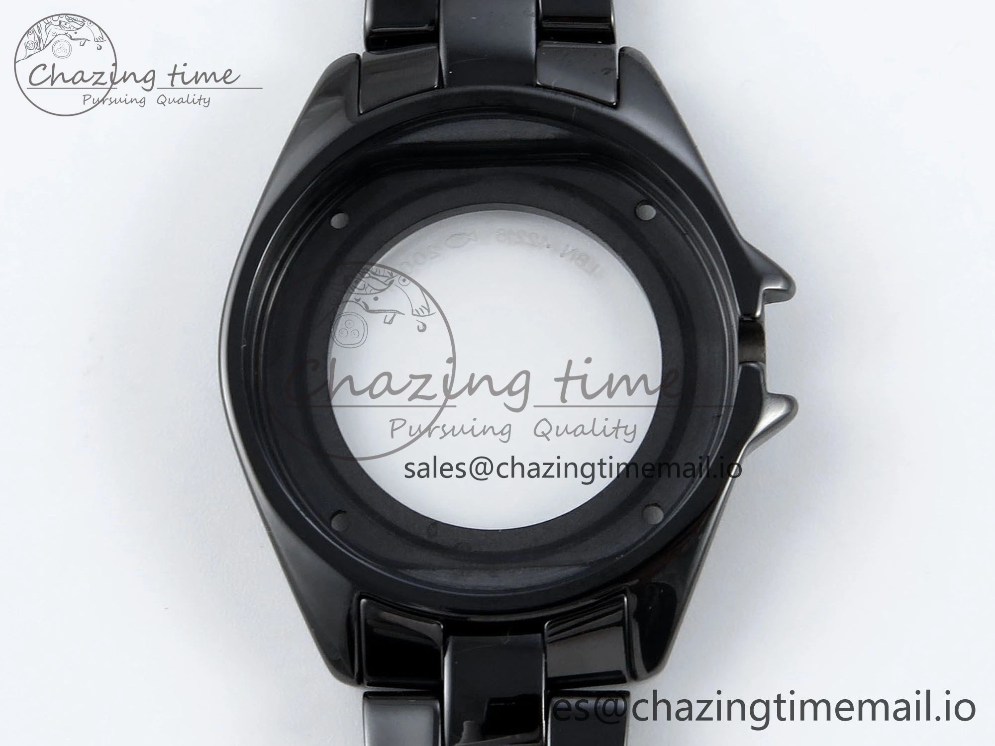 J13 33mm HTF 1:1 Best Edition Black Korea Ceramic Numeral Markers Dial on Bracelet A12.1
