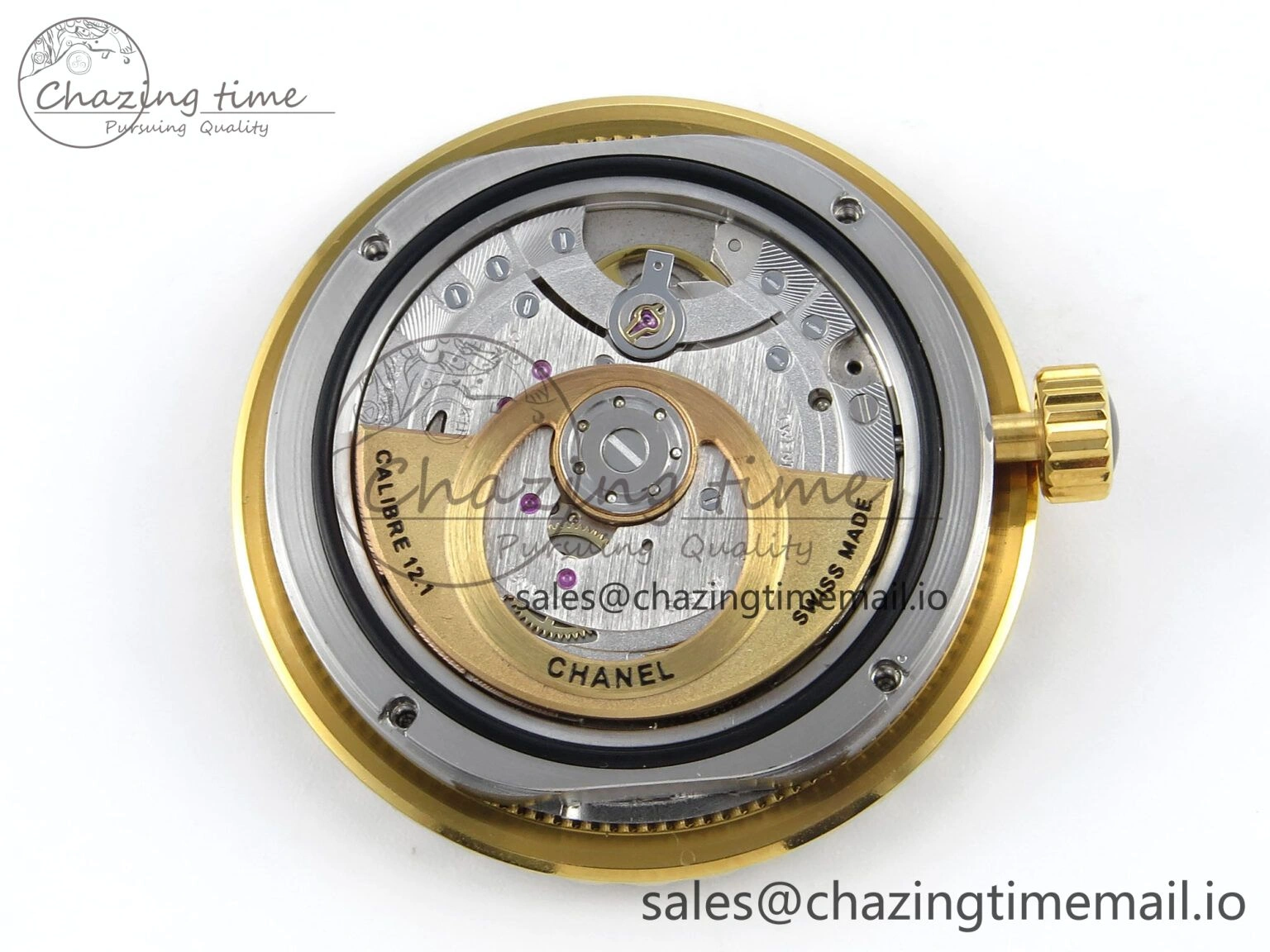 J13 33mm HTF 1:1 Best Edition Black YG Dial on Bracelet A12.1
