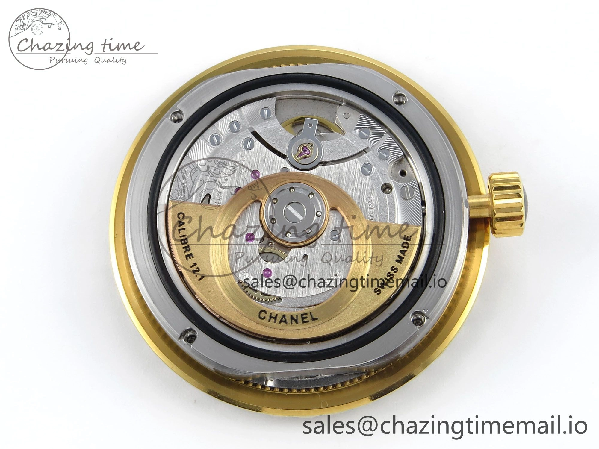 J13 33mm HTF 1:1 Best Edition Black YG Dial on Bracelet A12.1