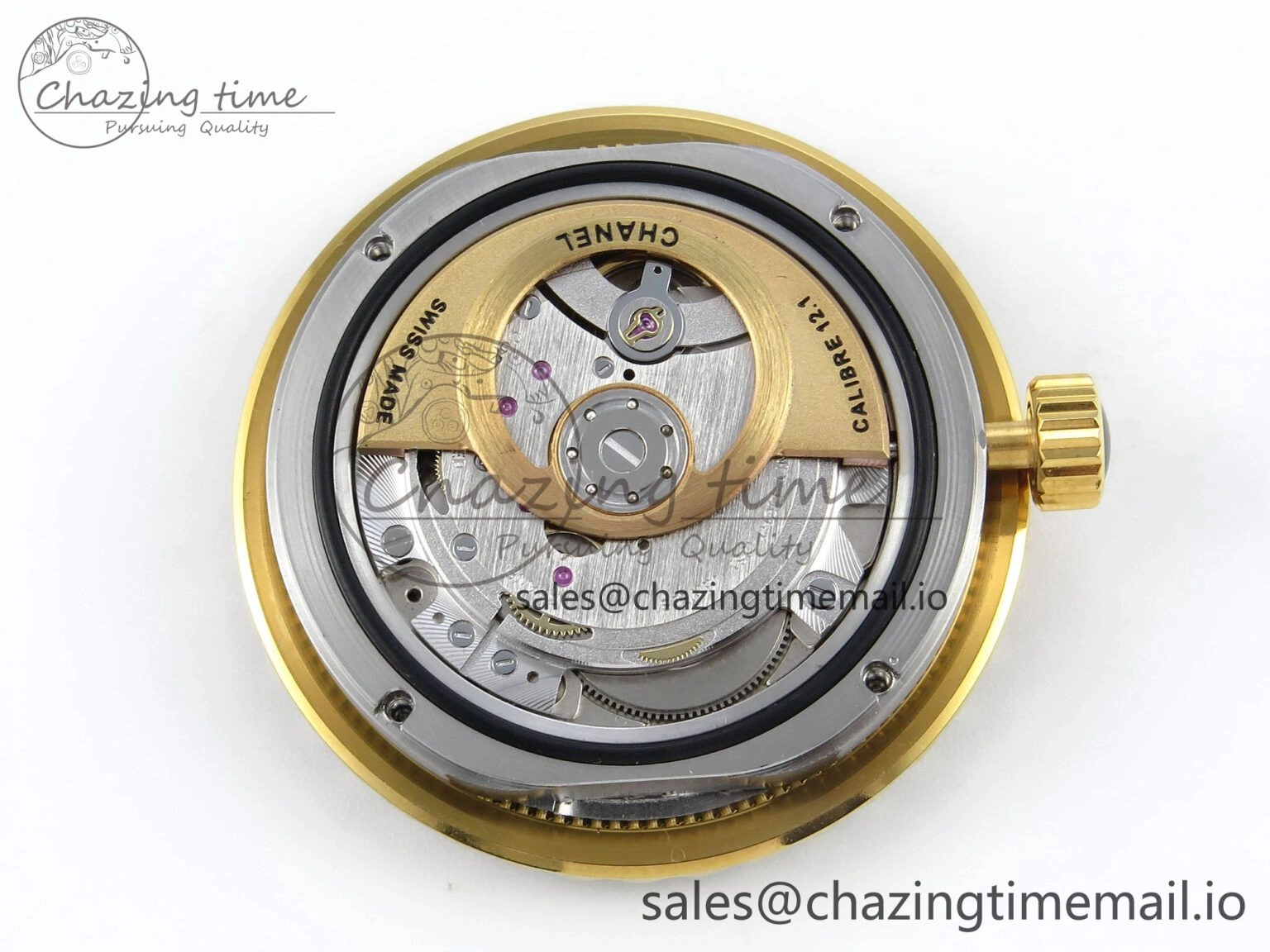 J13 33mm HTF 1:1 Best Edition Black YG Dial on Bracelet A12.1