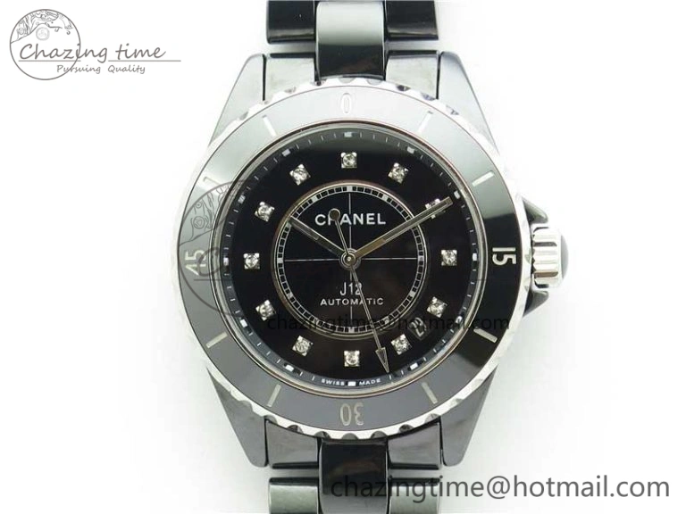 J13 33mm HTF 1:1 Best Edition Rainbow Numeral Markers Dial on Bracelet A12.1