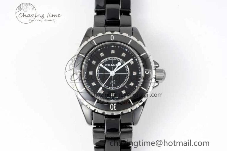 J13 33mm HTF 1:1 Best Edition Rainbow Numeral Markers Dial on Bracelet A12.1