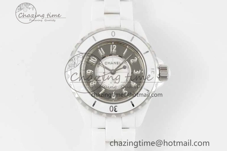 J13 33mm HTF 1:1 Best Edition Rainbow Numeral Markers Dial on Bracelet A12.1