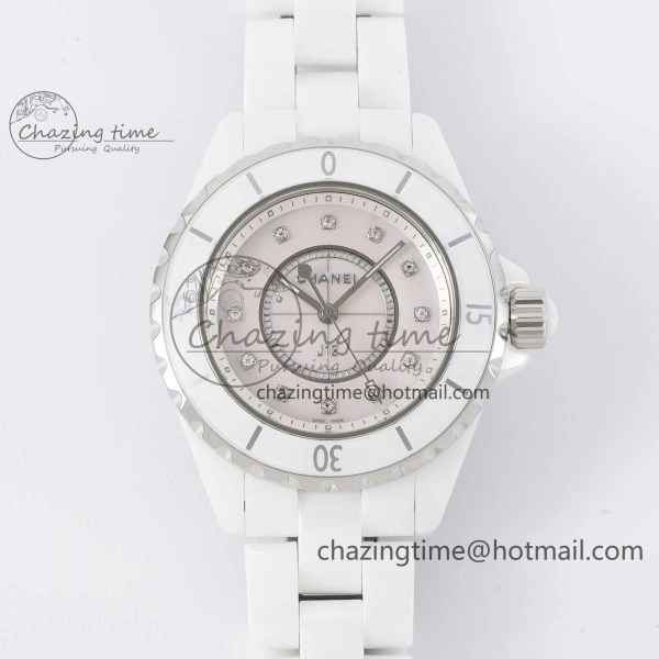 J13 33mm HTF 1:1 Best Edition Rainbow Numeral Markers Dial on Bracelet A12.1