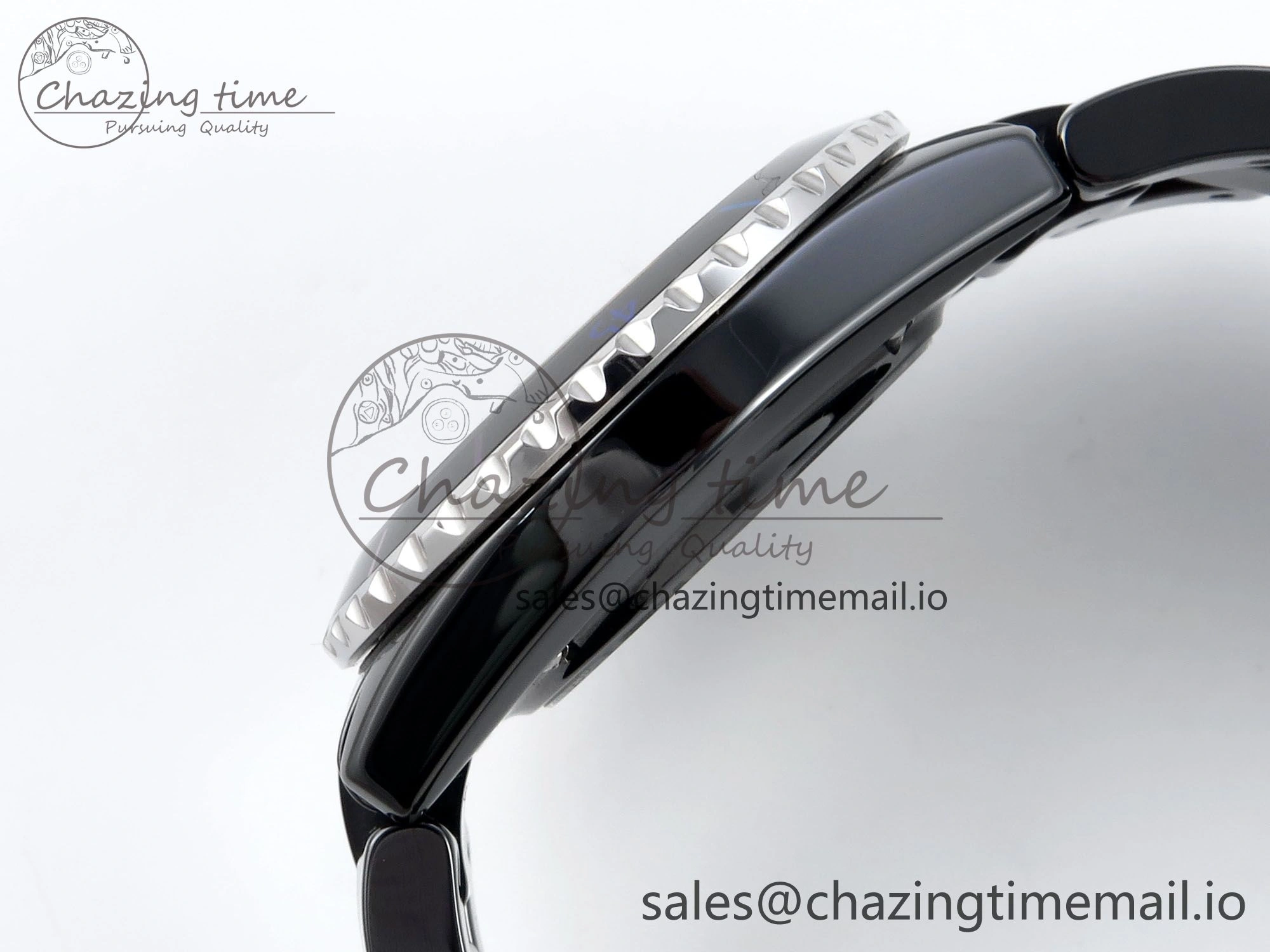 J13 33mm HTF 1:1 Best Edition Rainbow Numeral Markers Dial on Bracelet A12.1