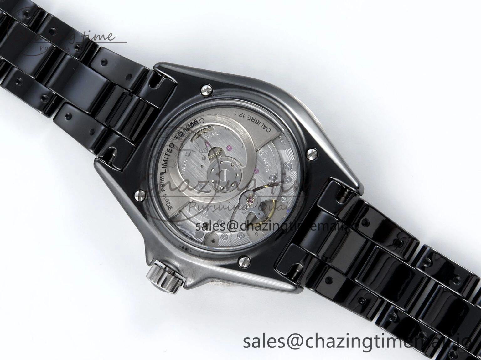 J13 33mm HTF 1:1 Best Edition Rainbow Numeral Markers Dial on Bracelet A12.1