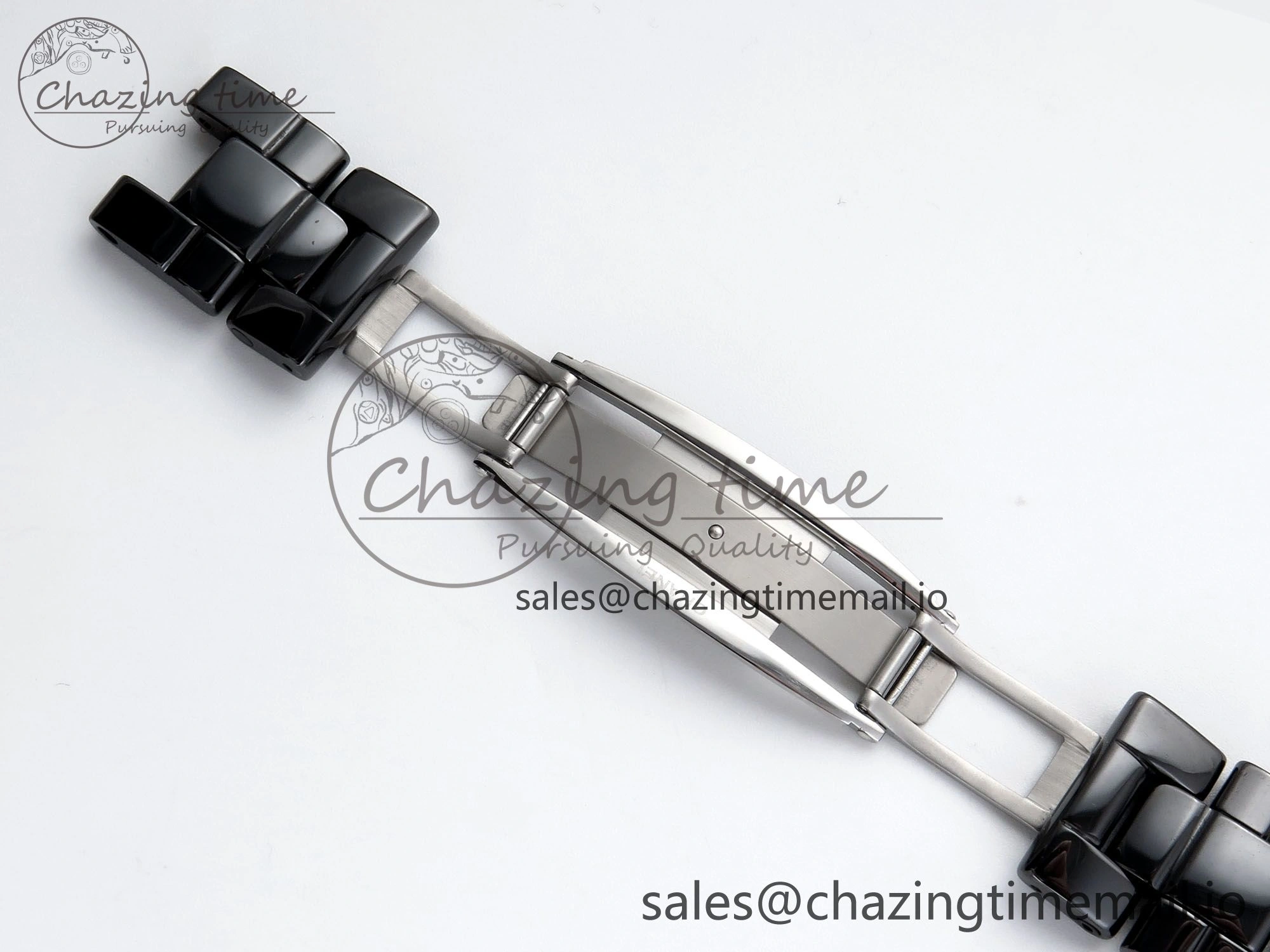J13 33mm HTF 1:1 Best Edition Rainbow Numeral Markers Dial on Bracelet A12.1