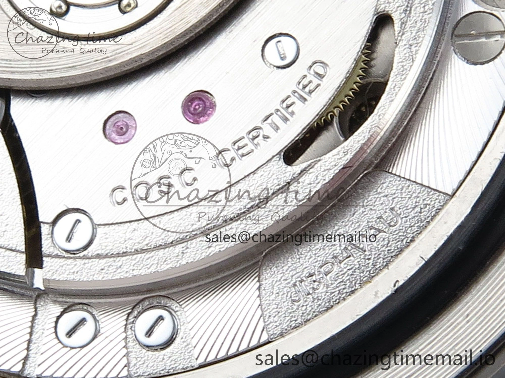 J13 33mm HTF 1:1 Best Edition Rainbow Numeral Markers Dial on Bracelet A12.1