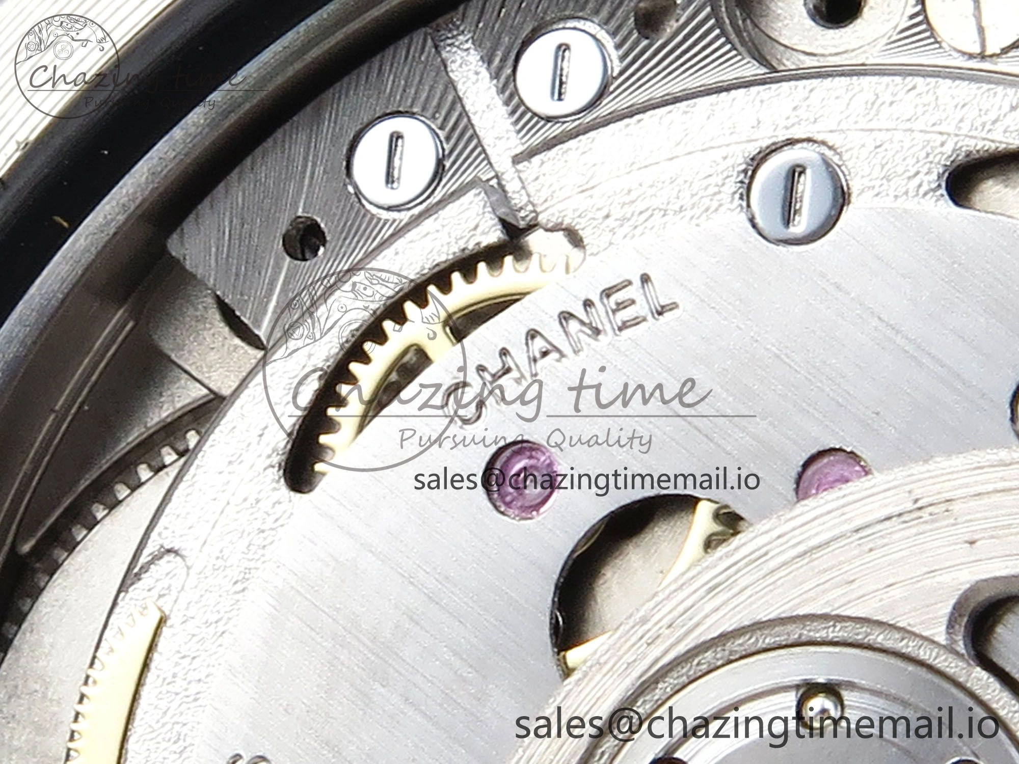 J13 33mm HTF 1:1 Best Edition Rainbow Numeral Markers Dial on Bracelet A12.1
