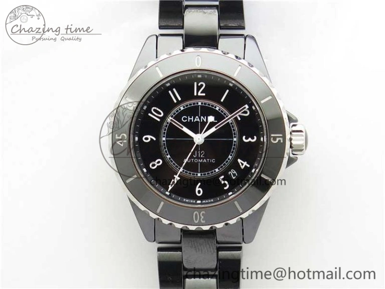 J13 33mm HTF 1:1 Best Edition Rainbow Numeral Markers Dial on Bracelet Swiss Quartz