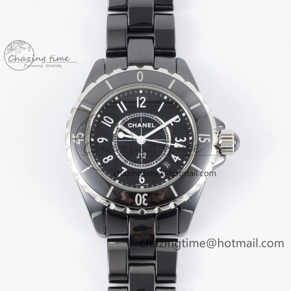 J13 33mm HTF 1:1 Best Edition Rainbow Numeral Markers Dial on Bracelet Swiss Quartz