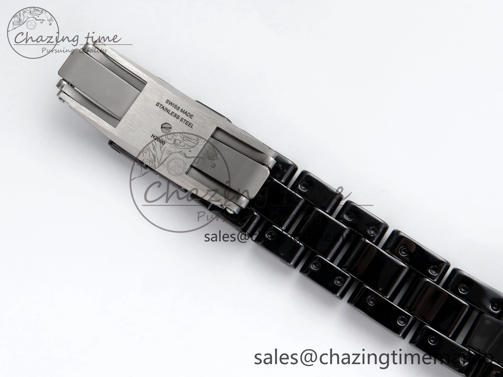 J13 33mm HTF 1:1 Best Edition Rainbow Numeral Markers Dial on Bracelet Swiss Quartz