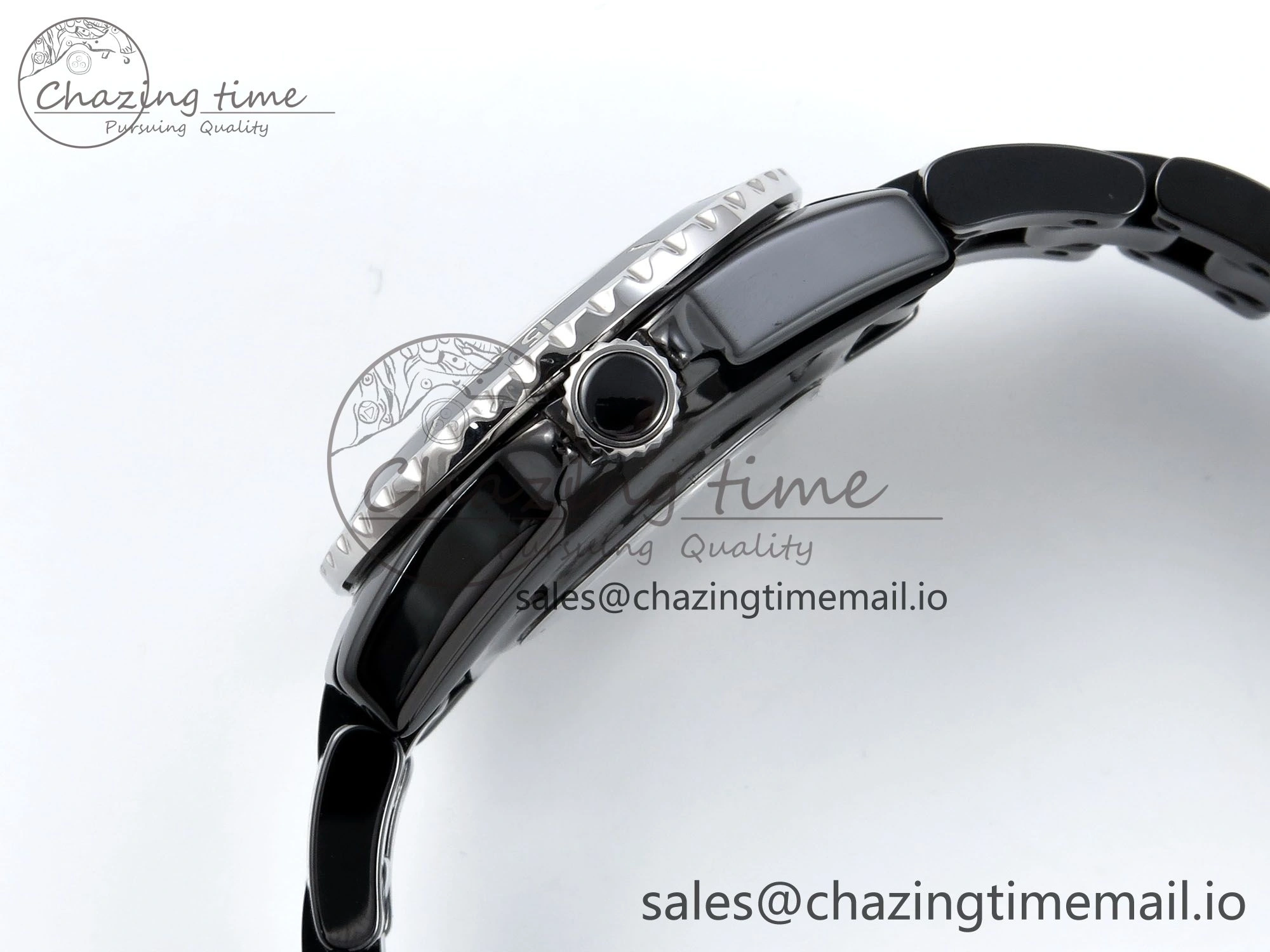 J13 33mm HTF 1:1 Best Edition Rainbow Numeral Markers Dial on Bracelet Swiss Quartz