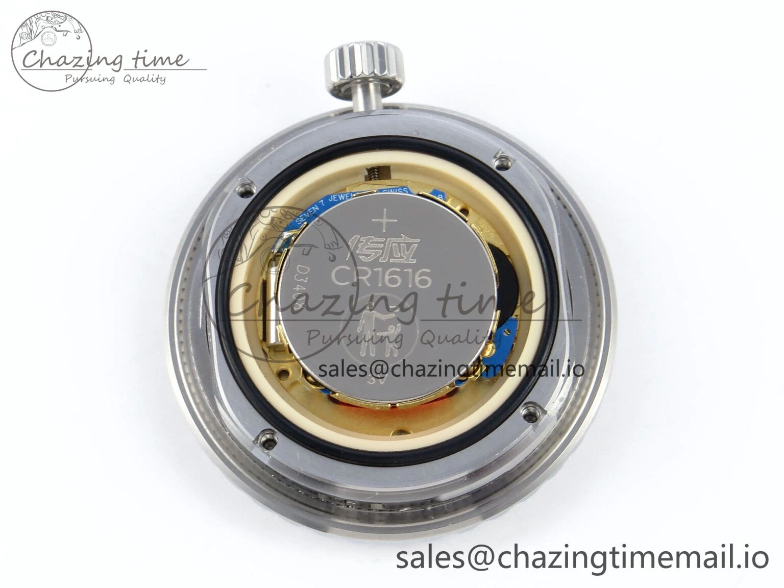 J13 33mm HTF 1:1 Best Edition White Ceramic Numeral Markers Dial on Bracelet Swiss Quartz