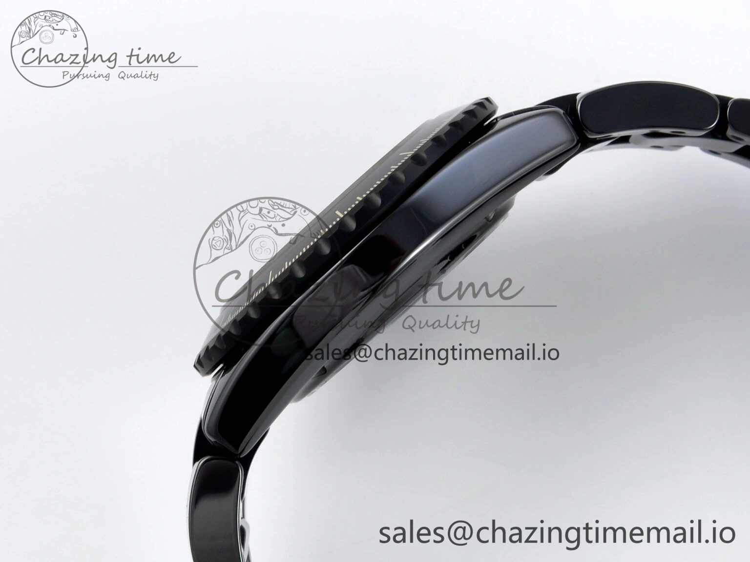 J13 33mm HTF 1:1 Best Edition White Letters Dial on Bracelet A12.1